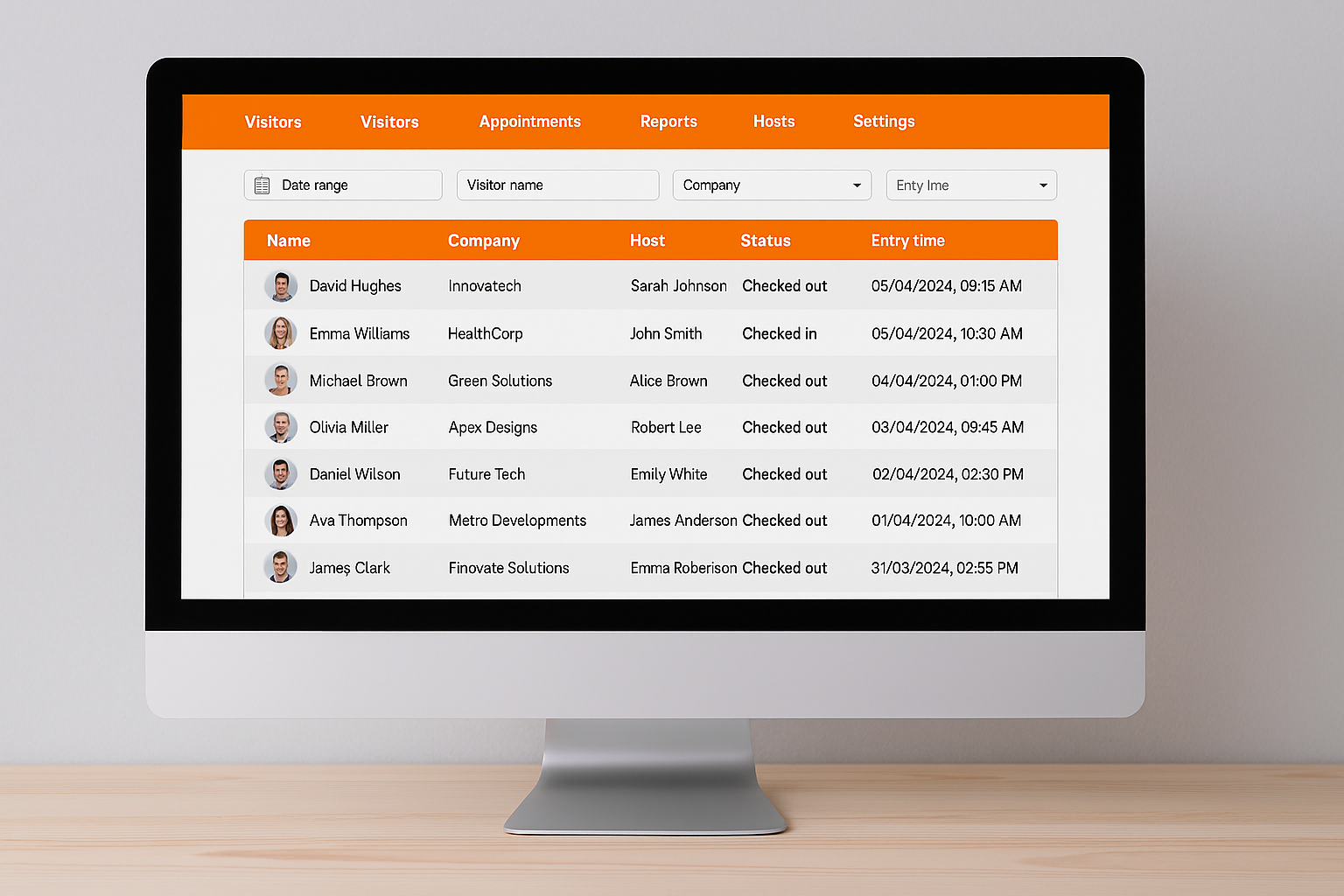 Illustration of a user selecting filters on a reporting dashboard